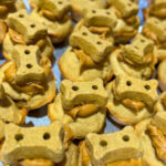 Peanut butter and bone dog treats